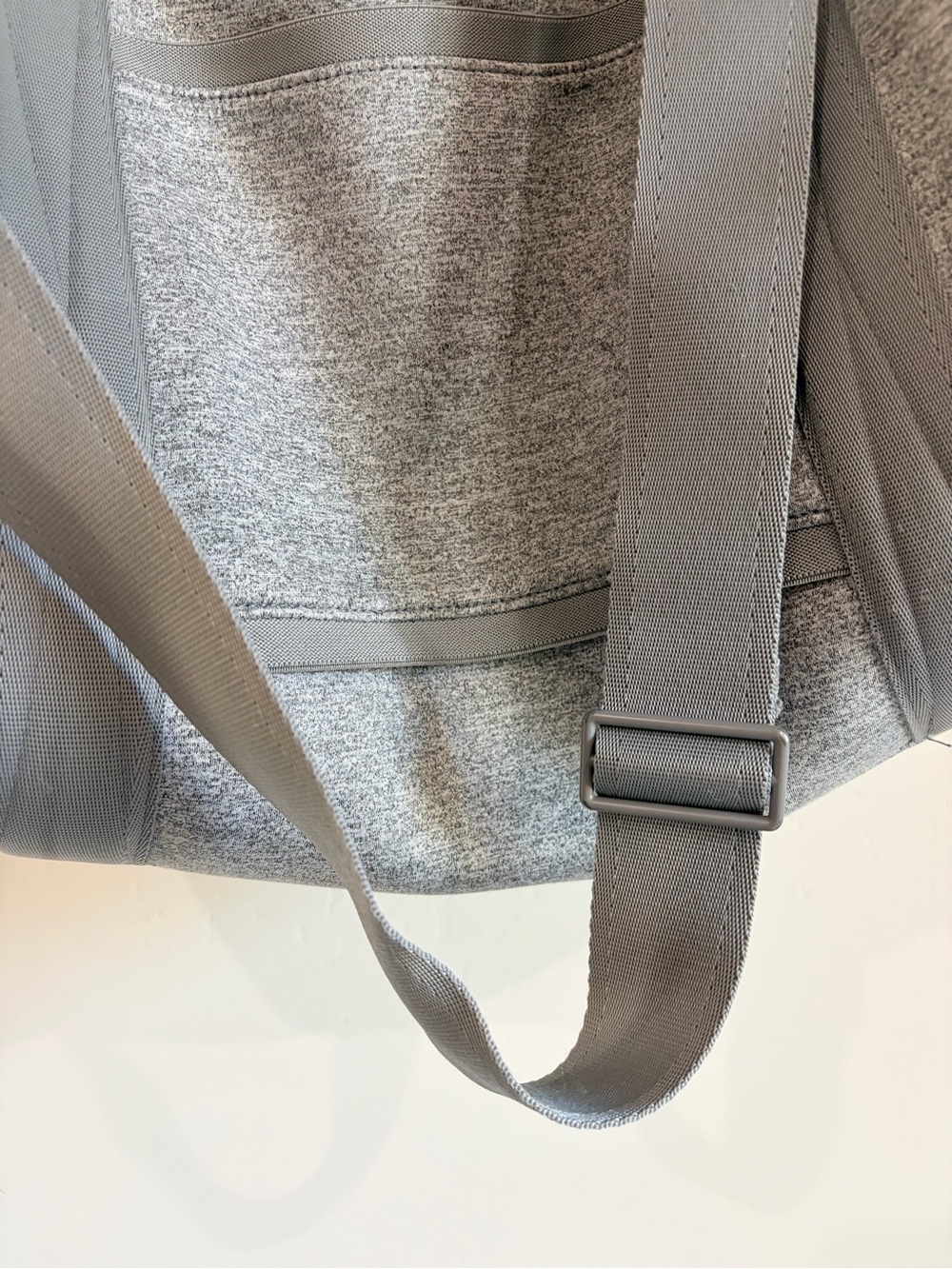 Dagne Dover Heather Gray Landon Medium Carryall Bag Gym Weekender - Picture 11 of 16